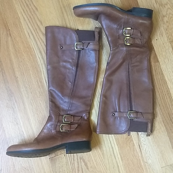 naturalizer boots brown